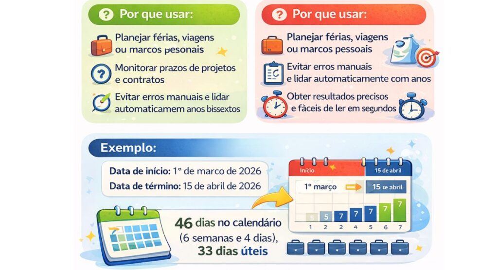 Calculadora de Dias Contando Dias Por que usar