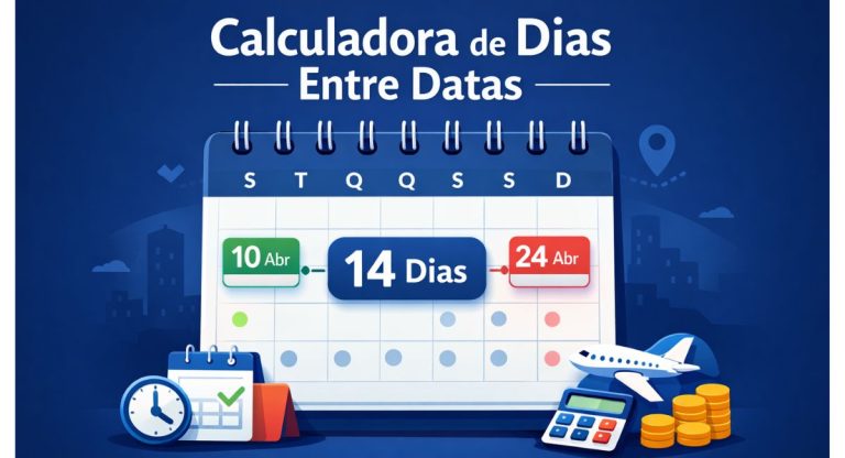 Calculadora de dias entre datas