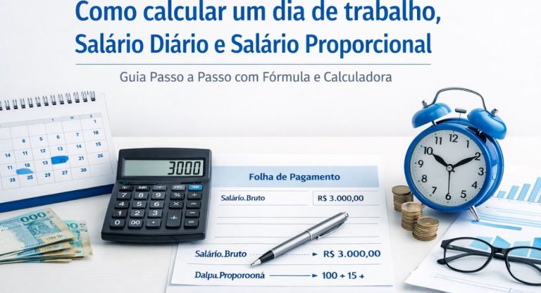 Como calcular um dia de trabalho